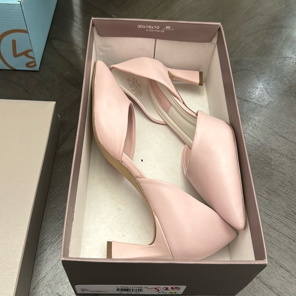 FRANCO SARTO Trix Pumps Women's Shoes In Pink Leather - Picture 2 of 7
